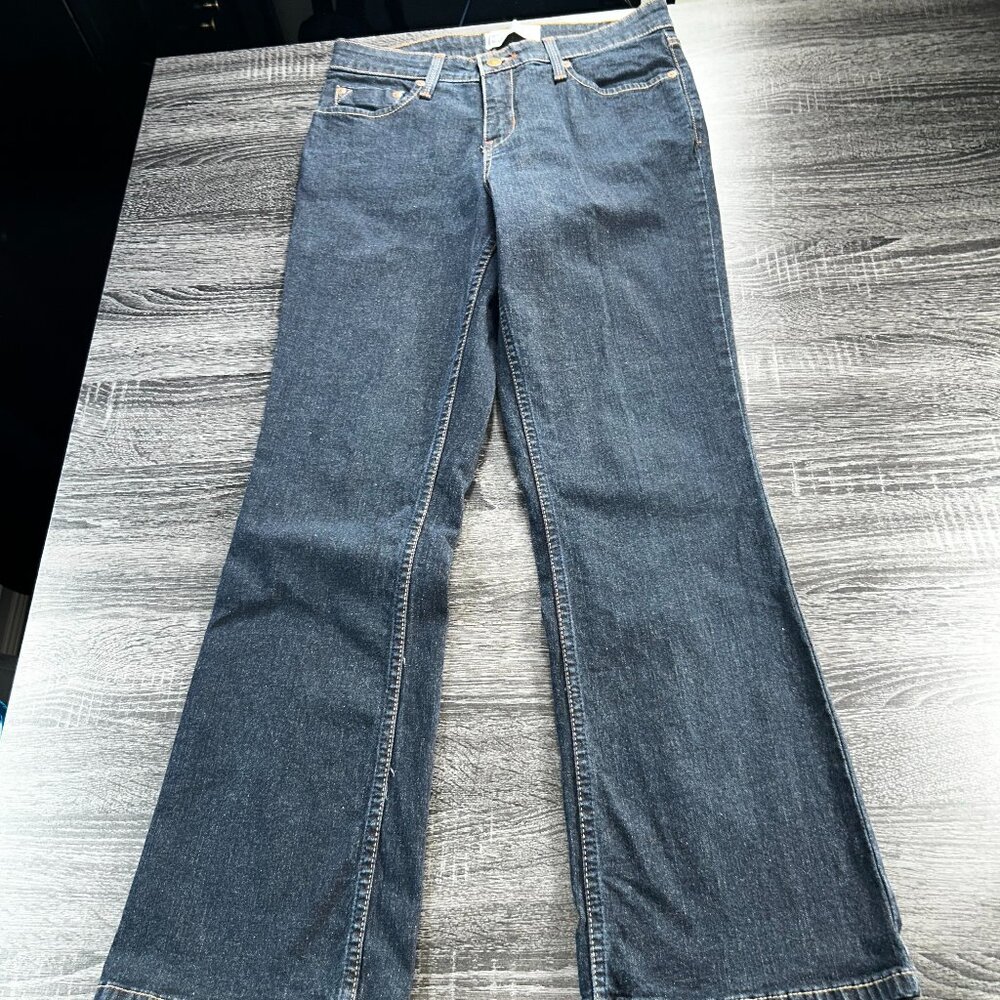 Signature Levi Strauss & Co. Women's‎ Jeans 14 Short Mid Rise Bootcut Denim